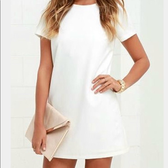 Lulus Dresses & Skirts - Lulus off white shift dress- NWOT